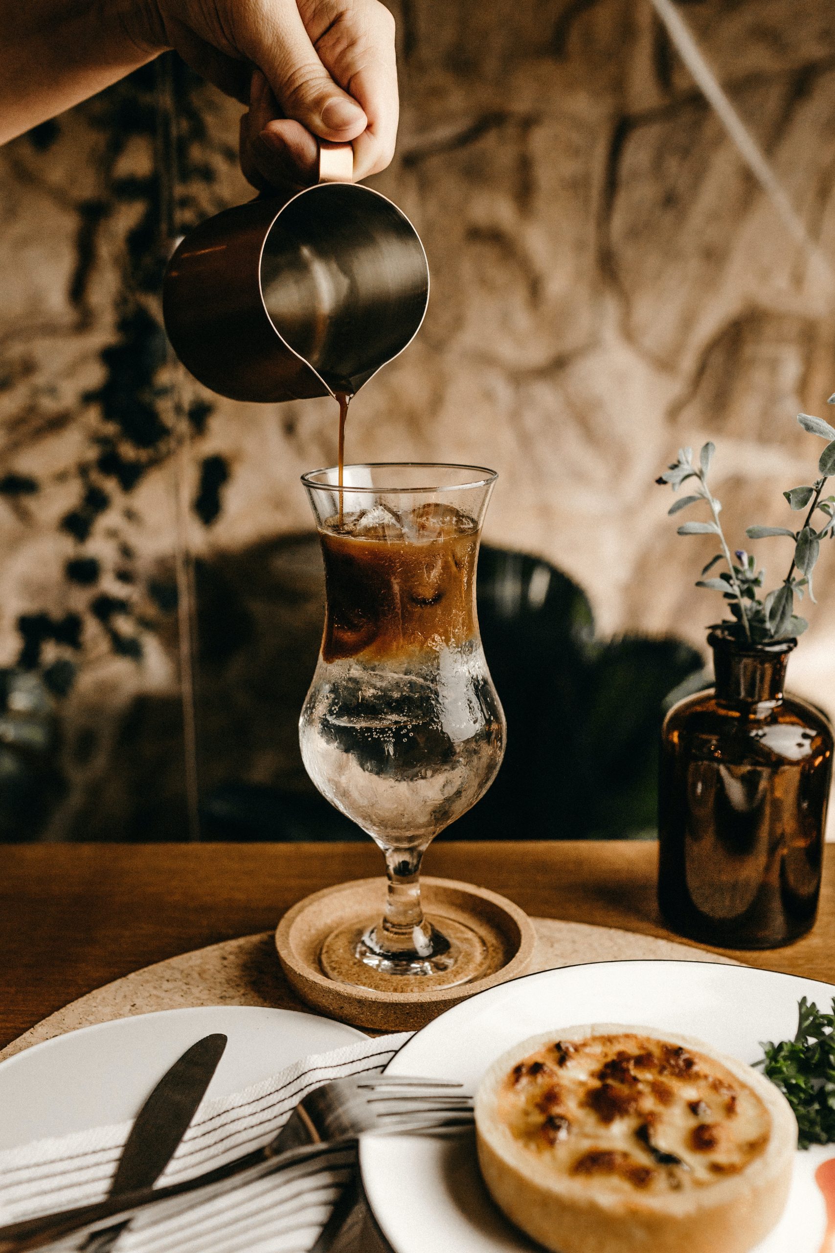 Espresso Tonic on Ice